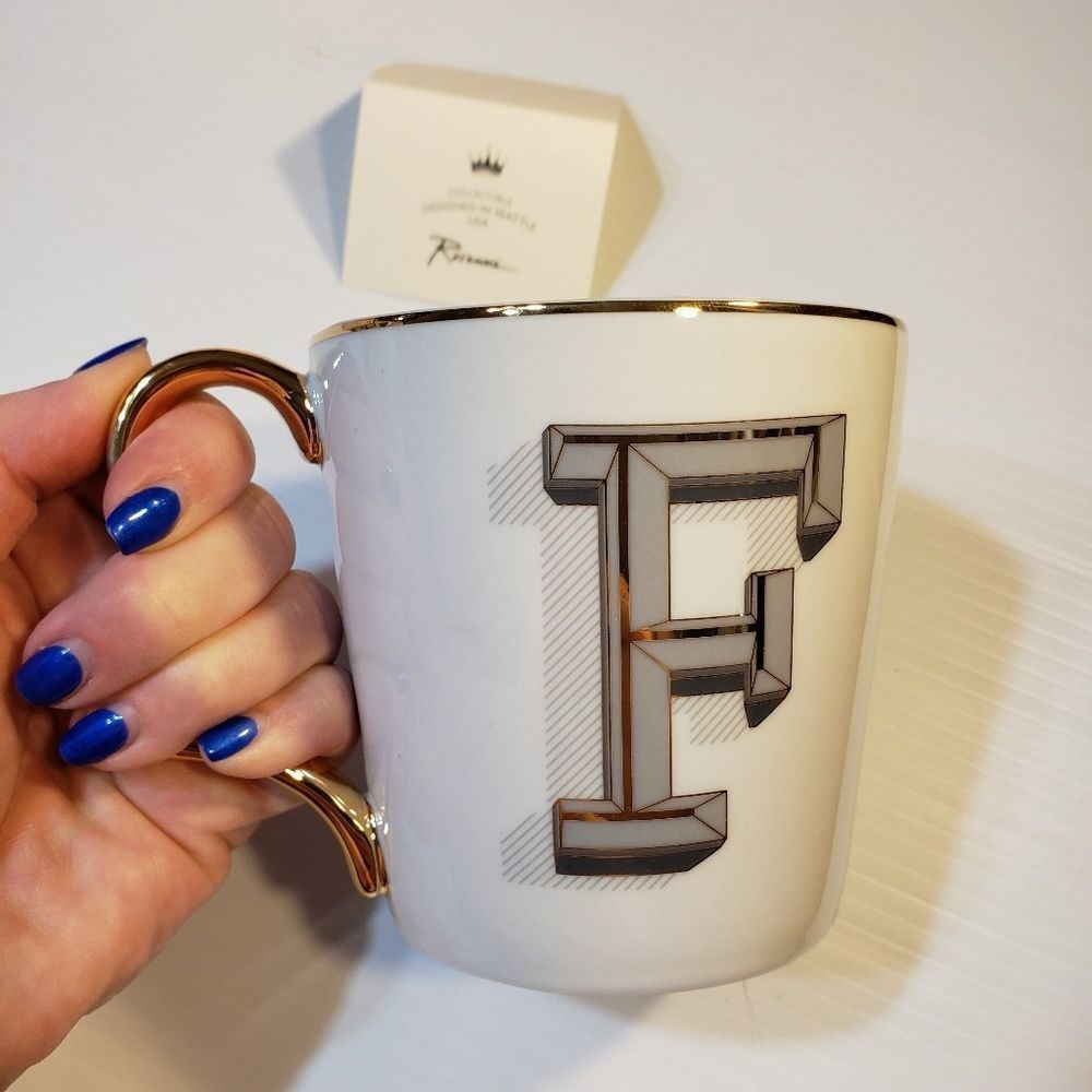 New! Rosanna Love Letters Coffee Mug Gift Box F